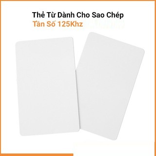 Thẻ Cảm Ứng Dùng Quẹt ra vào cổng Thẻ Proximity 125 Khz độ dày 0.88mm 2 mặt trắng trơn