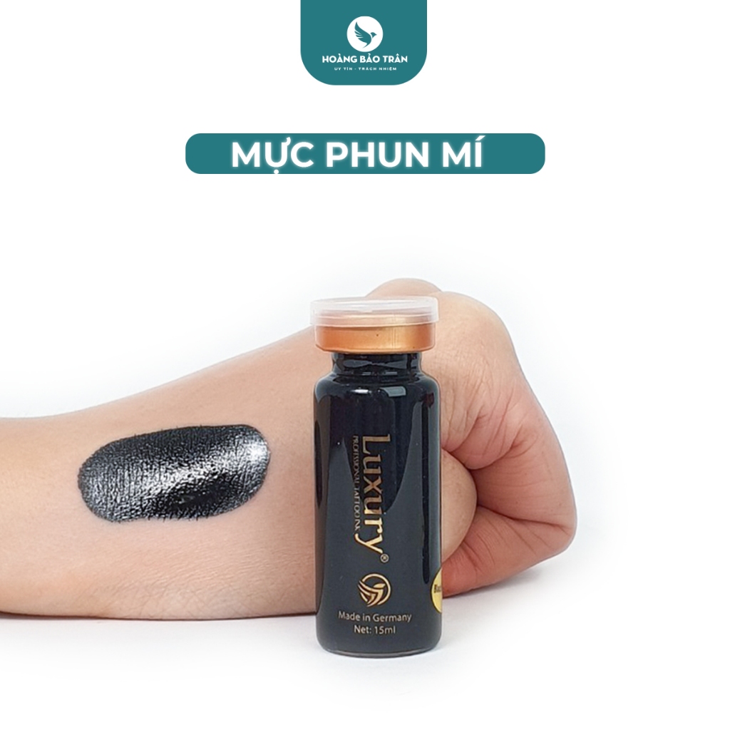 MỰC PHUN XĂM MÍ MẮT LUXURY HỮU CƠ CHÍNH HÃNG ĐỨC - 15ml