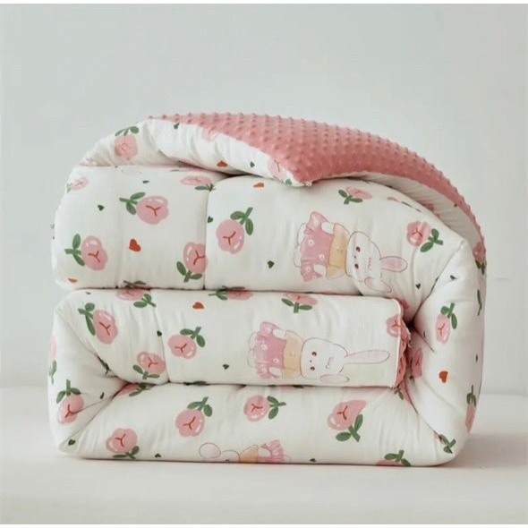 CHĂN COTTON ĐŨI SƠ ĐẬU NÀNH MÙA ĐÔNG - CHĂN MÙA ĐÔNG SIÊU ẤM KT 2MX2M3