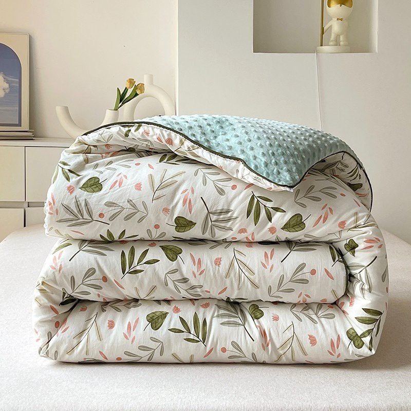 CHĂN COTTON ĐŨI SƠ ĐẬU NÀNH MÙA ĐÔNG - CHĂN MÙA ĐÔNG SIÊU ẤM KT 2MX2M3