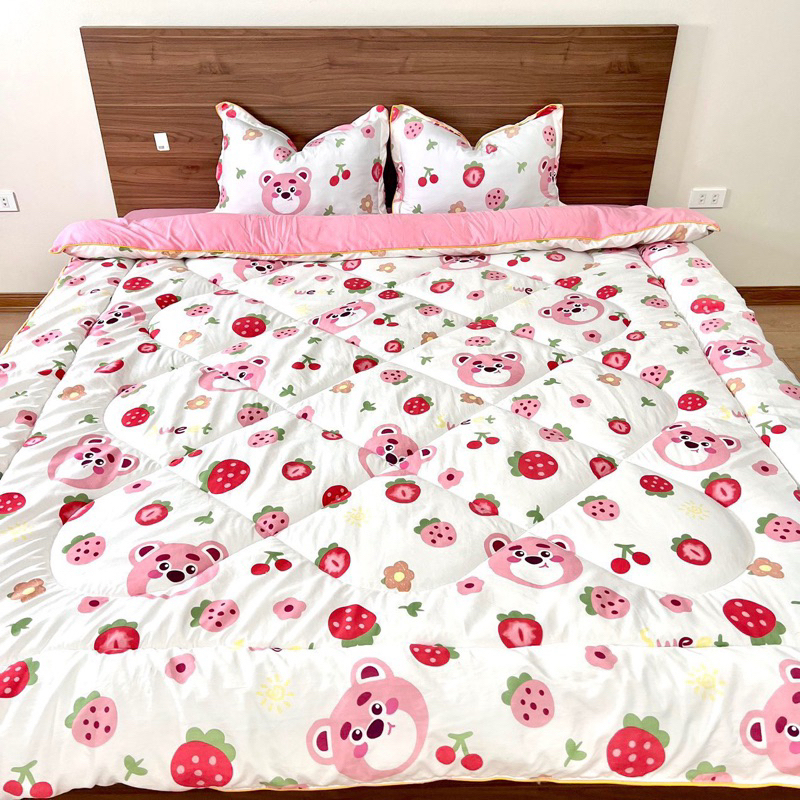 CHĂN COTTON ĐŨI SƠ ĐẬU NÀNH MÙA ĐÔNG - CHĂN MÙA ĐÔNG SIÊU ẤM KT 2MX2M3