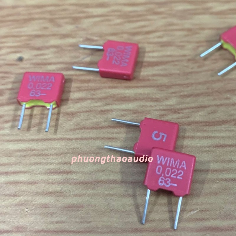 Tụ Wima MKS2 0.022uf 63v 22nf 223 sai số 1%