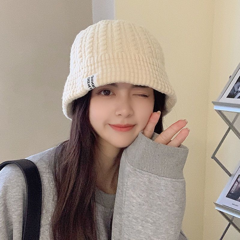 Mũ len trơn FUHA, nón len thu đông thời trang ấm áp