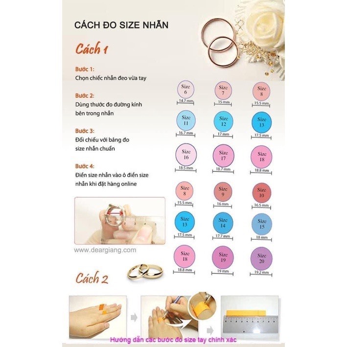 Nhẫn nữ nhẫn tròn dày dặn  vàng 10.k  chuẩn có phiếu cửa hàng  BYL JEWELRY