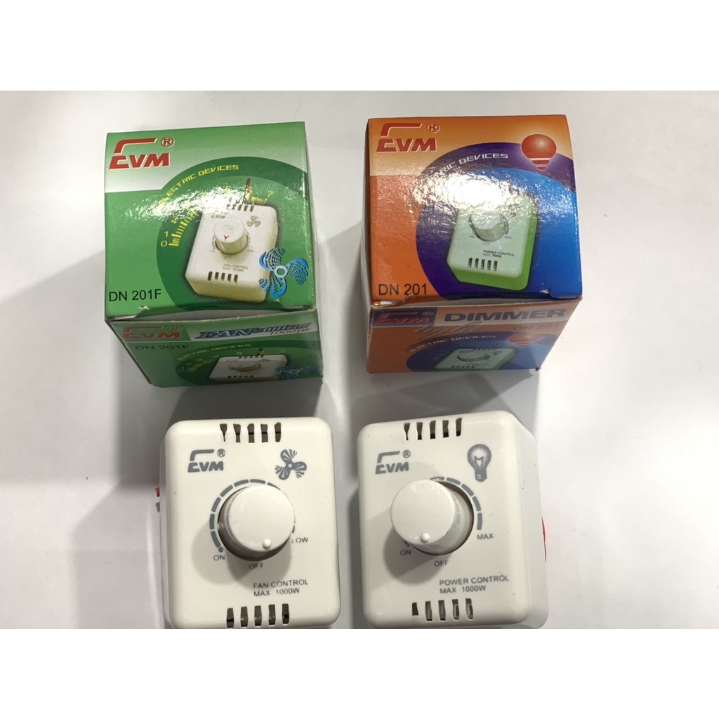 Dimmer Đèn, Quạt EVN  1000W HÀNG CHÍNH HÃNG CHẤT LƯỢNG CAO