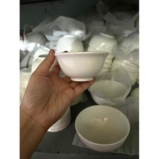 Chén chấm, dĩa chấm sứ trắng