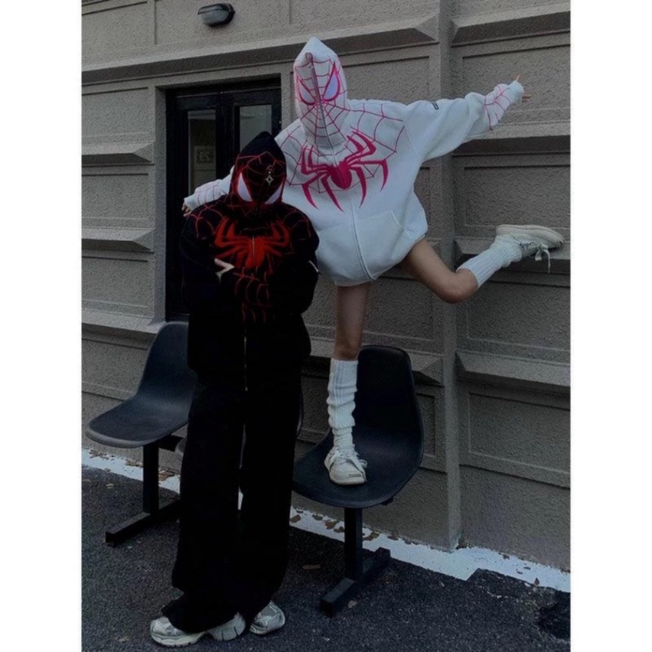 Áo siêu nhân nhện nam nữ mặc đôi 3&D siêu hot năm 2023 chất nỉ dày dặn siêu ấm thời trang trẻ cá tính