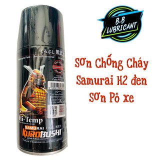 Sơn chịu nhiệt , chống cháy samurai h2 màu đen