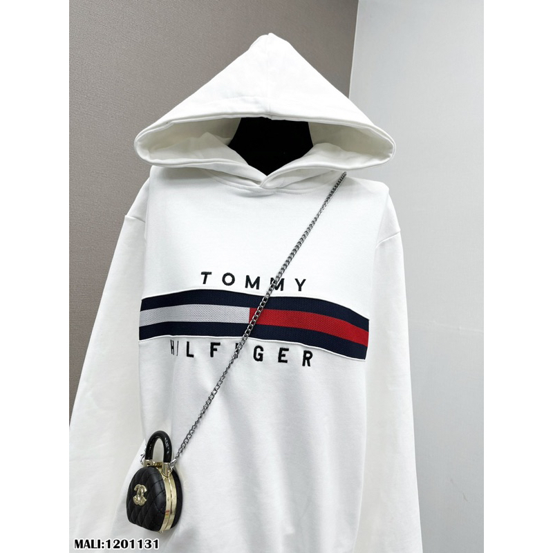 Áo Hoodie Có Mũ Tommy Áo Nỉ Nam Nữ Dáng Rộng Dài Phom Chuẩn #Hot #2023
