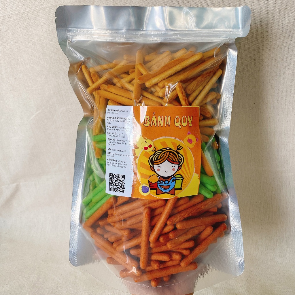 Bánh quy mix 3 vị chùm ngây, socola, truyền thống túi 500g MamiFood