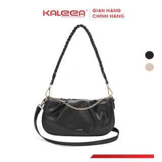 Kaleea - Túi Xách Nữ Chất Da Mềm Thiết Kế Quai Da Đan Sang Chảnh Sz 24 Đeo Chéo, Đeo Vai Hàng Chính Hãng X90