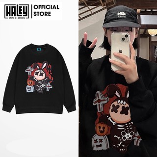 Áo Sweater Unisex HALEY HS05 Nam Nữ Dài Tay Form Rộng Phong Cách Trẻ Trung Chất Vải Nỉ Bông Ấm Áp Mềm Mịn