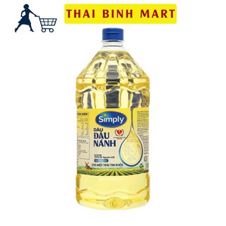 Dầu ăn Simply chai 2 lít, Dầu đậu nành chính hãng Simply