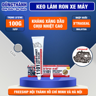 Keo dán ron xe máy Xtraseal 1101 chịu nhiệt khô nhanh Liquid Gasket 100g