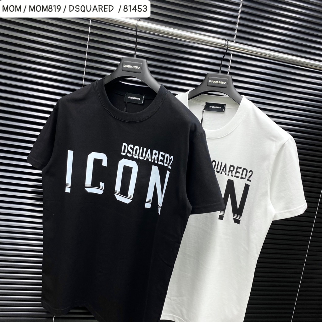 Áo thun DSQ khóa kéo Chirtian , áo phông mùa hè  hottrend áo thun bo cổ nam nữ