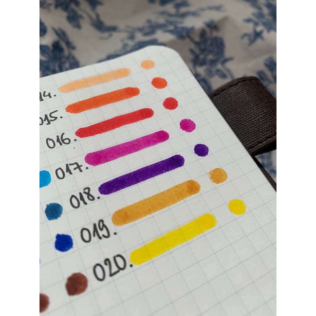 Mực bút máy không cặn, không cacbon Toyohashi hũ 15ml