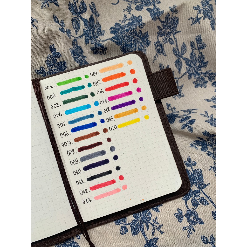 Mực bút máy không cặn, không cacbon Toyohashi hũ 15ml