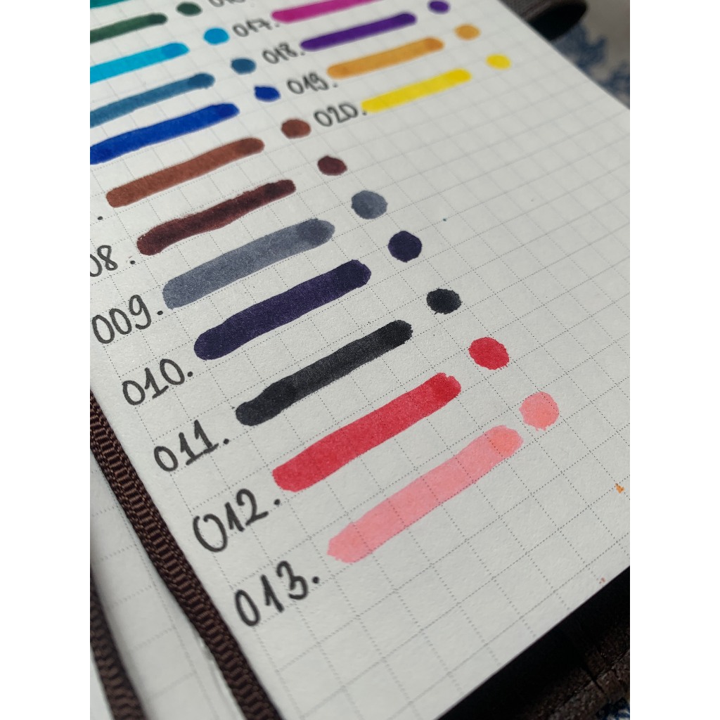 Mực bút máy không cặn, không cacbon Toyohashi hũ 15ml