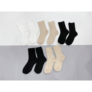 SET 10 ĐÔI TẤT NỮ LEN HÀN 3 MÀU-A962