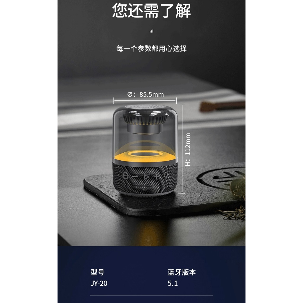 Loa bluetooth không dây mini bass mạnh có đèn led