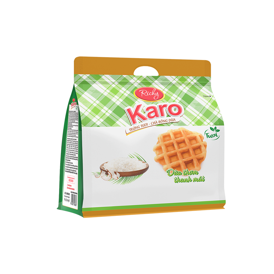 Bánh Trứng Tươi Chà Bông Dừa Karo Richy