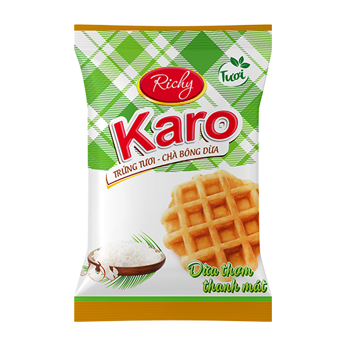 Bánh Trứng Tươi Chà Bông Dừa Karo Richy