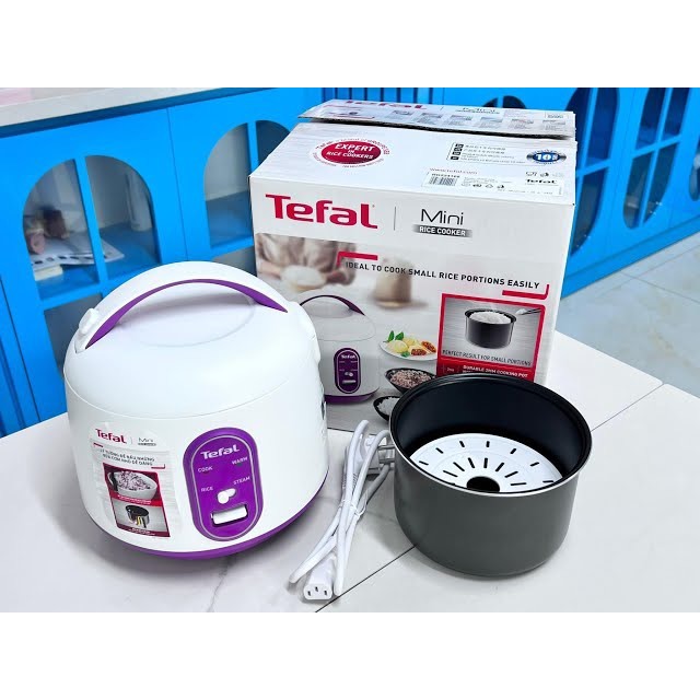 Nồi cơm điện mini Tefal RK224168 mini, dung tích 0,7L, bảo hành 12 tháng