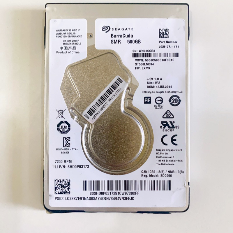 Ổ cứng HDD 320GB | 500GB 2.5 inch Bóc máy | Good 100% | BH 12T