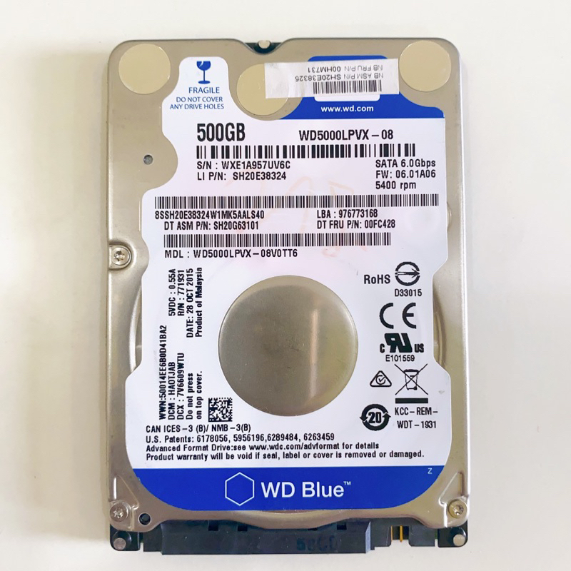 Ổ cứng HDD 320GB | 500GB 2.5 inch Bóc máy | Good 100% | BH 12T