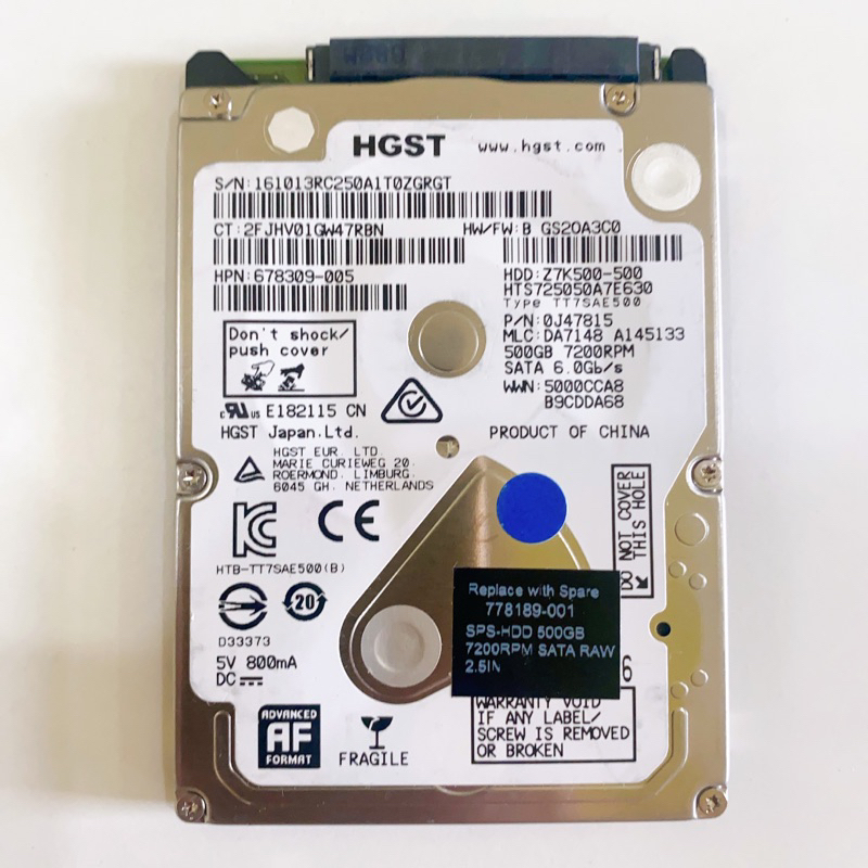 Ổ cứng HDD 320GB | 500GB 2.5 inch Bóc máy | Good 100% | BH 12T
