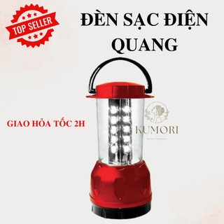 Đèn sạc điện quang đq prl01 0276 đèn sạc điện dùng lúc cúp điện trữ điện thắp sáng khi mất điện kumori shop