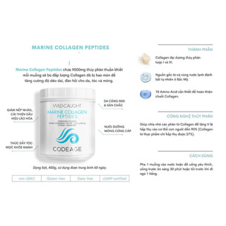 [Công Ty] Collagen bột đẹp da Code Age Marine Collagen Peptide