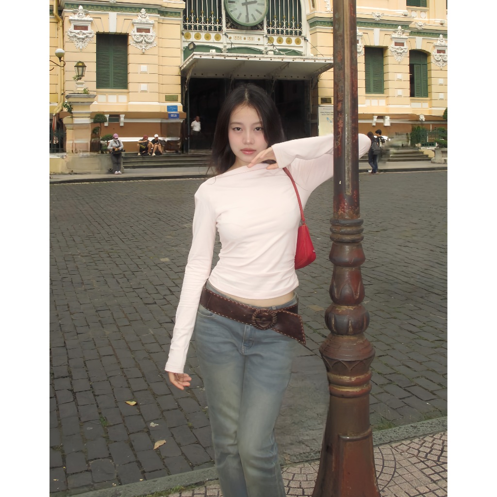 Áo Tay Dài Nữ Trơn PRADIES - Flexible Long Sleeve Tops