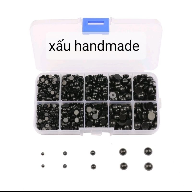 Mắt thú tròn dán nhiều size