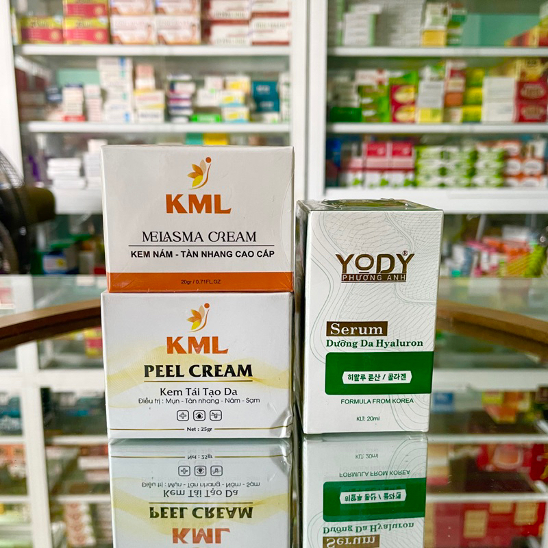 Combo tái tạo da không sưng, không đau KML