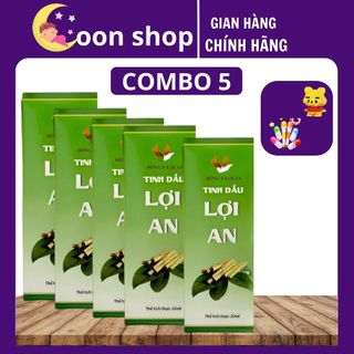 Tinh dầu bôi ho,sổ mũi, khò khè lợi an cho bé combo 5