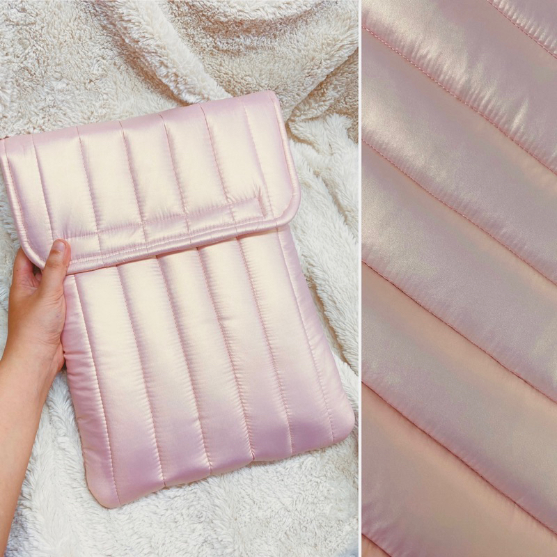 Bao đựng laptop, ipad, Kindle kiểu phao chần bông handmade BICHUBI STUDIO(inbox số đo máy, vải)