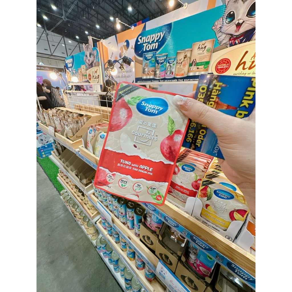 Combo 48 gói Pate Snappy Tom  trái cây 70g⚡NỘI ĐỊA THÁI ⚡nhập trực tiếp Thái Lan không qua trung gian