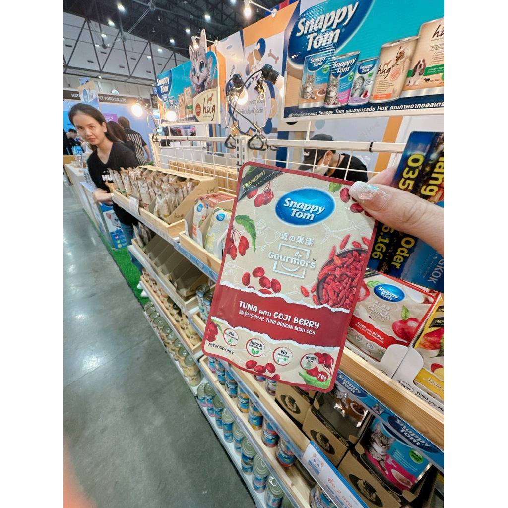 Combo 48 gói Pate Snappy Tom  trái cây 70g⚡NỘI ĐỊA THÁI ⚡nhập trực tiếp Thái Lan không qua trung gian