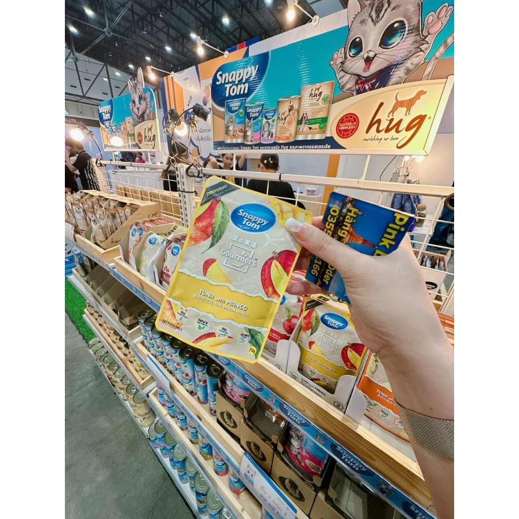 Combo 48 gói Pate Snappy Tom  trái cây 70g⚡NỘI ĐỊA THÁI ⚡nhập trực tiếp Thái Lan không qua trung gian