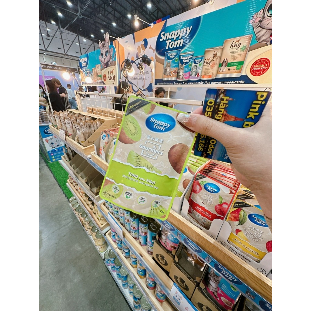 Combo 48 gói Pate Snappy Tom  trái cây 70g⚡NỘI ĐỊA THÁI ⚡nhập trực tiếp Thái Lan không qua trung gian