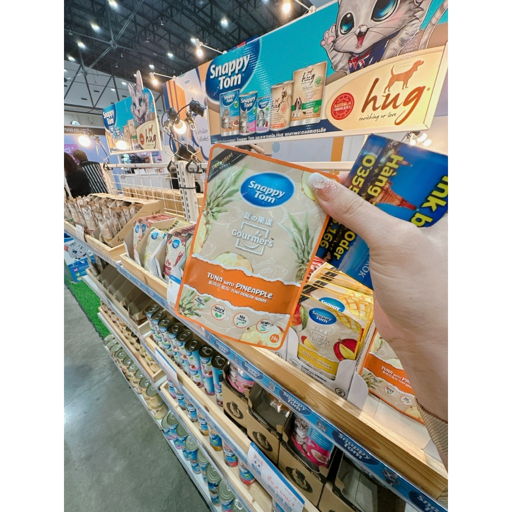 Combo 48 gói Pate Snappy Tom  trái cây 70g⚡NỘI ĐỊA THÁI ⚡nhập trực tiếp Thái Lan không qua trung gian