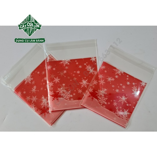 TÚI DÁN NOEL 10X10CM