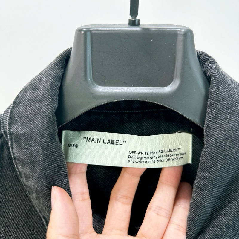 ⚡️ - Áo Khoác Off-White™ C/O Virgil Abloh Tape Arrows Denim Jean Jacket, Áo khoác bò OW