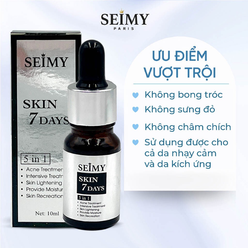 Serum giảm mụn Seimy - Skin 7 Days 10ml