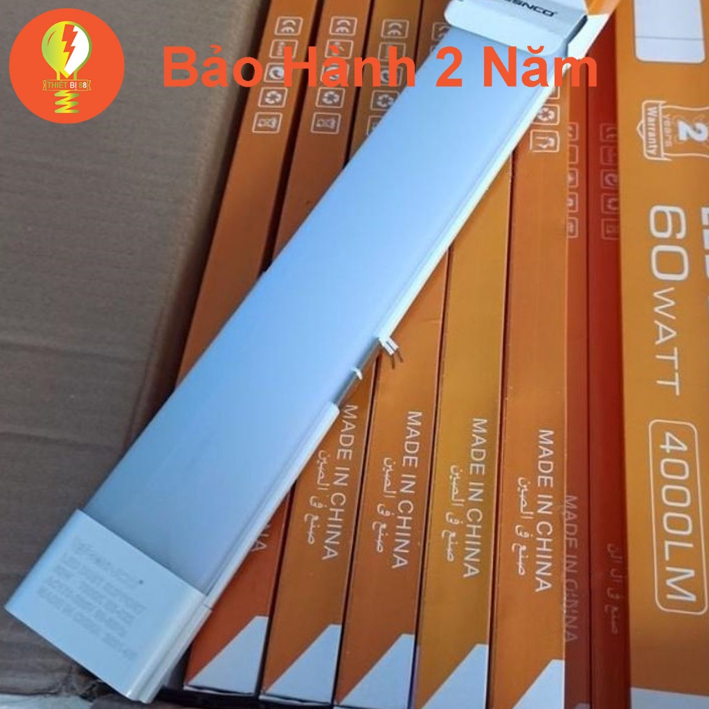 Bóng Đèn Led Bán Nguyệt 1m2 ESNCO 60W, Ánh Sáng Trắng ( 7000K ), Đầu Vuông - Đặt hàng từ 2 bóng đèn 