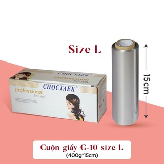 Cuộn giấy bạc nhuộm tạo kiểu tóc g10 dài 15cm