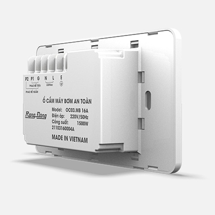 Ổ cắm máy bơm an toàn Model: OC03.MB 16A