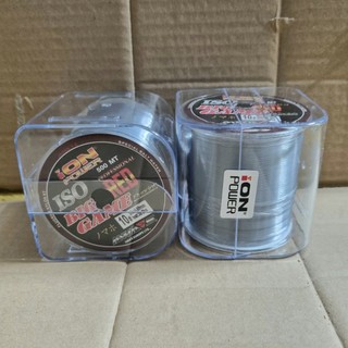 Cước câu cá ion power 500m xám khói tàng hình dây câu cá siêu tải