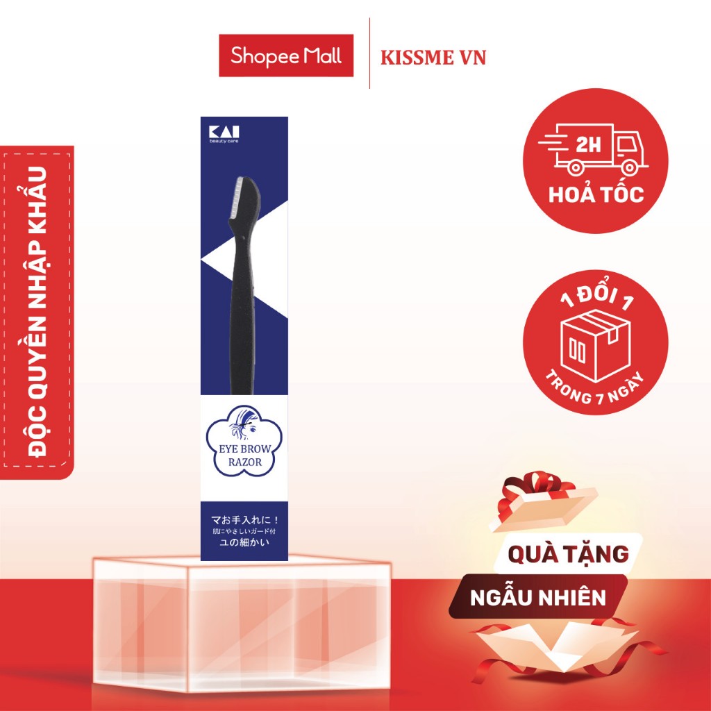 Dao Cạo Lông Mày Cán Dài Kai Groom HC1162